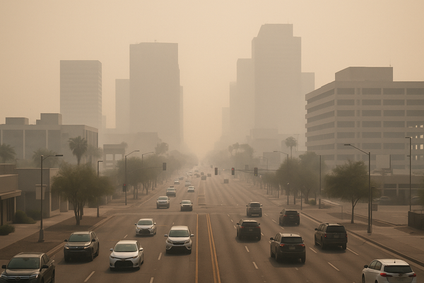 Central Phoenix PM10 Reading Hits 246 UG/M3 at 9 a.m., Crossing Unhealthy-for-Sensitive-Groups Threshold. Maricopa County …