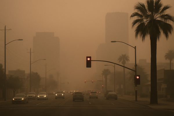 Central Phoenix PM10 Reading Hits 388 UG/M3 at 8 p.m. Tuesday. The Maricopa County Air Quality Department's Central Phoeni…
