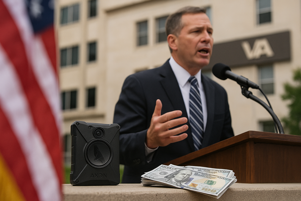 Axon Enterprise PAC Gave $1,000 to Jeff Crank for Congress; VA Then Awarded Axon $3.6 Million. Public records link a June …