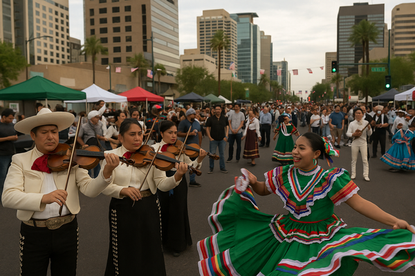 Downtown Phoenix Marks Fifth Annual El Grito with Food, Music and Dance. The free community event returned to the heart of…