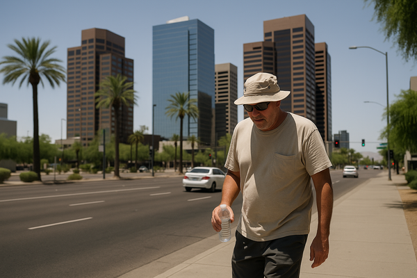 Extreme Heat Warning Covers Phoenix Metro Through Sunday as Temperatures Climb to 113. A late-night dust storm left hazy s…