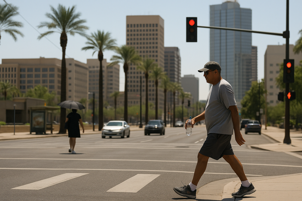 Extreme Heat Warning Holds Through Sunday as Phoenix Temperatures Climb Back Toward 108. Severe Wednesday storms offered b…