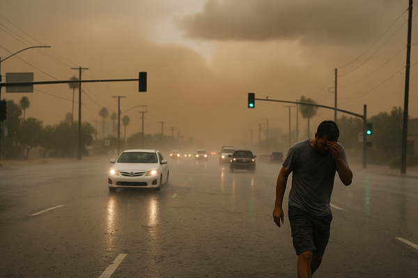 Extreme Heat Warning Lifts Over Phoenix as Monsoon Moisture Pushes In Dust, Heavy Rain. FOX 10 meteorologist Erica Horvati…