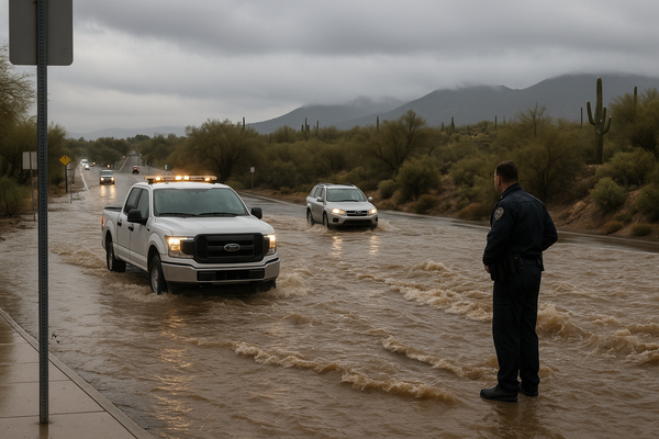 FLASH FLOOD WARNING: NWS Issues Life-Threatening Alert for Scottsdale, Cave Creek, Carefree Through 4:45 p.m.. The Nationa…