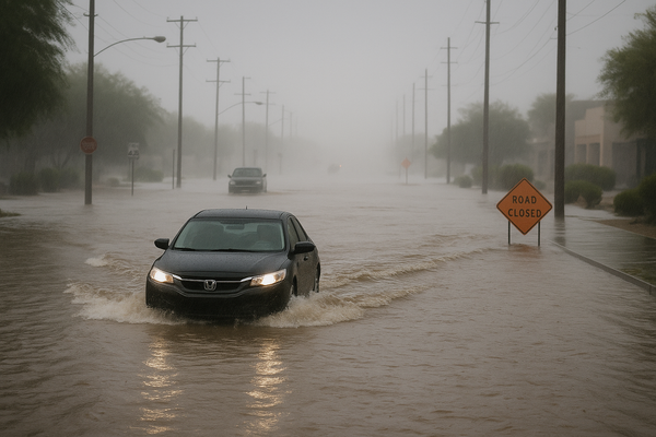 Flood Watch Runs Through 5 a.m. Sunday as Monsoon Storms Target Eastern Valley. A First Alert Day is in effect through Mon…