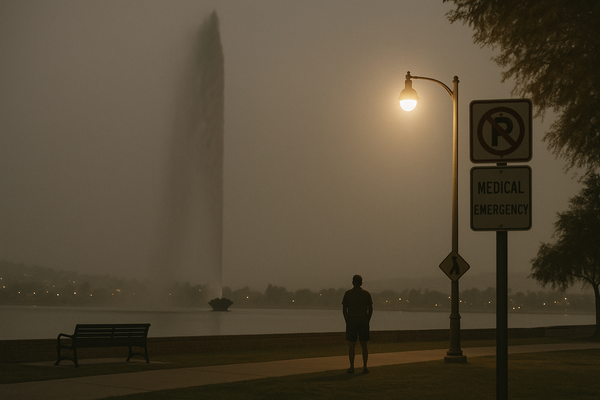 Fountain Hills Ozone Hits Unhealthy-for-Sensitive-Groups Level at 1 a.m.. Maricopa County Air Quality Department's Fountai…