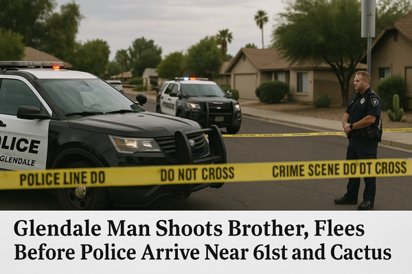 Glendale Man Shoots Brother, Flees Before Police Arrive Near 61st and Cactus. Glendale police are searching for a suspect …