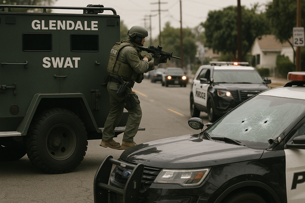 Glendale SWAT Responds After Barricaded Suspect Opens Fire on Officers, Hits Police Vehicles. A man who violated an order …
