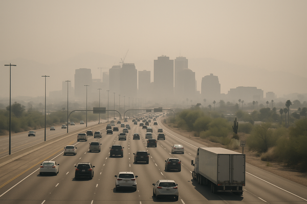 Maricopa County Under Ozone High Pollution Advisory Monday and Tuesday. Ozone levels are expected to exceed the federal he…