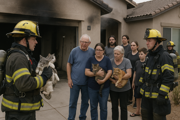 Maricopa grease fire sends 7 residents, 7 cats to safety after kitchen blaze. Firefighters contained a Wednesday morning k…