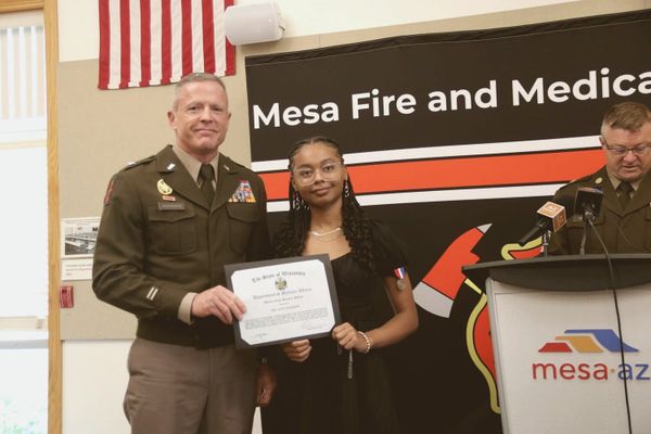 Mesa Teen Earns City Medal After CPR Saves Wisconsin Guardsman Felled by 'Widowmaker'. Laya Jackson, who learned CPR as a …