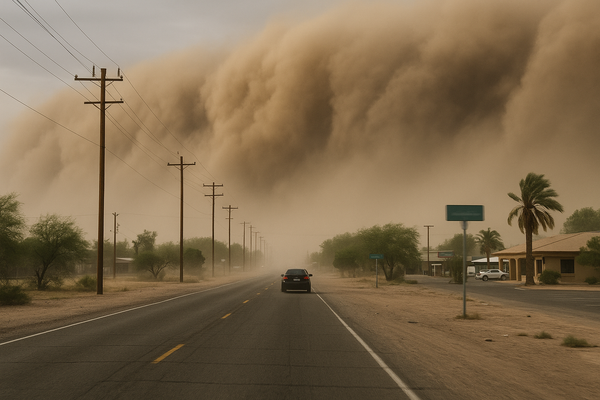 Monsoon Brings 60 mph Winds, Dust Warnings to Southeastern Arizona; Phoenix Sees 30% Rain Chance. Severe storms tracking a…