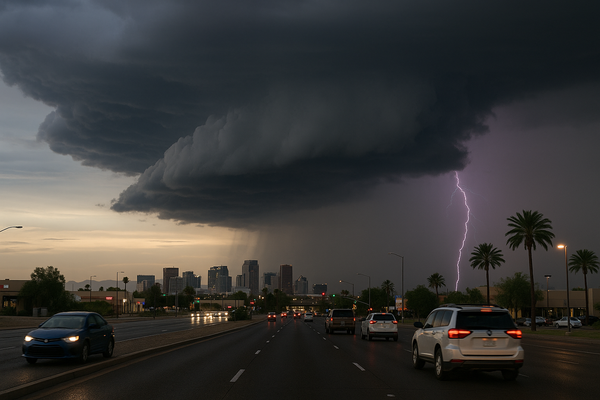 Monsoon Slight Risk Covers Phoenix Tonight, Storm Chances Rise Through Thursday. The Storm Prediction Center flagged Phoen…