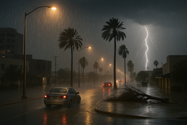 Monsoon Storm Sweeps Through Phoenix Valley Sunday Night. Heavy rain, high winds, and lightning moved into the Valley from…