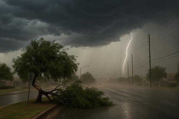 Monsoon Storms, Gusty Winds to Continue Across Arizona Through Thursday. Active weather persists statewide as Phoenix high…