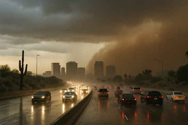 Monsoon Storms Push Rain and Dust Through Phoenix Metro Sunday Evening. FOX 10 meteorologist Erica Horvatin is tracking th…