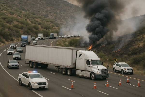 Northbound I-17 Closed Near Bumble Bee Due to Brush Fire. ADOT has shut down northbound Interstate 17 at milepost 260 with…