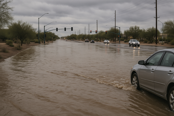 NWS Cancels Flood Watch for Scottsdale, Valley Through Sunday Morning; Second Round of Storms Expected Sunday Evening. The…