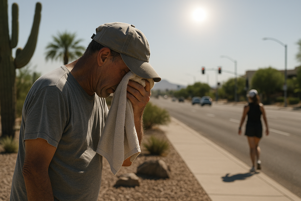 NWS Extends Extreme Heat Warning for Scottsdale, Phoenix Metro Through Sunday Evening. Afternoon temperatures of 105 to 11…