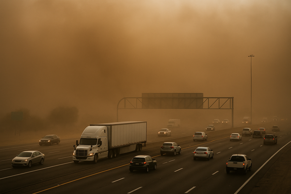 NWS Issues Dust Storm Warning for Maricopa County, I-10 Corridor Until 11 p.m.. A wall of dust moving west at 20 mph is cu…