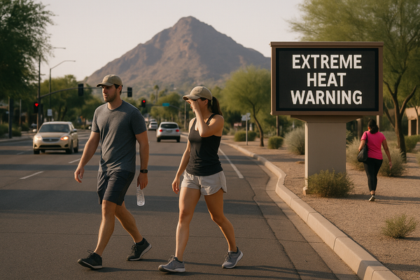 NWS Issues Extreme Heat Warning for Scottsdale, Paradise Valley Through Monday Evening. Afternoon temperatures of 110 to 1…