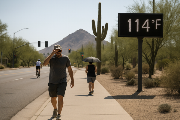 NWS Issues Extreme Heat Warning for Scottsdale, Paradise Valley Through Thursday Morning. Afternoon temperatures of 108 to…