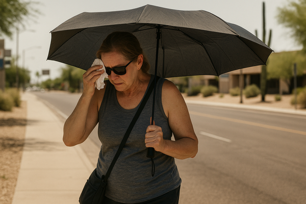 NWS Issues Extreme Heat Warning for Scottsdale, Paradise Valley Through 8 p.m. Tonight. Afternoon temperatures of 105 to 1…