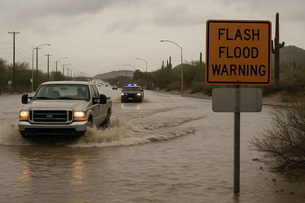 NWS Issues Flash Flood Warning for Maricopa County Through 1:15 a.m.. The National Weather Service warned of life-threaten…