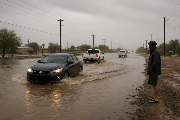 NWS Issues Flood Advisory for Maricopa and La Paz Counties Until 6 a.m.. Thunderstorm-driven rainfall of up to 1 inch has …