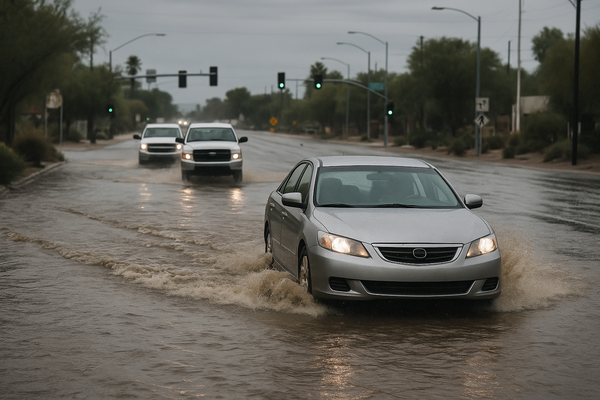 NWS Issues Flood Watch for Scottsdale, Paradise Valley and All of Maricopa County Through Tonight. Flash flooding is possi…