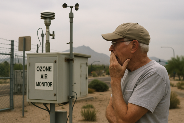 Ozone Reaches Unhealthy-for-Sensitive-Groups Level at North Scottsdale Air Monitor. The Pinnacle Peak Club House station r…