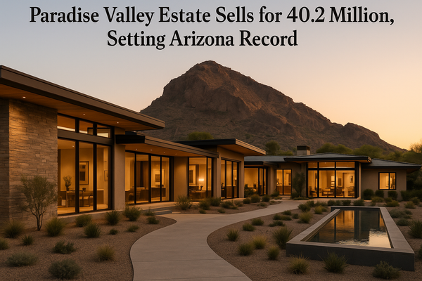 Paradise Valley Estate Sells for $40.2 Million, Setting Arizona Record. A 20,900-square-foot compound at 5531 E. Mockingbi…