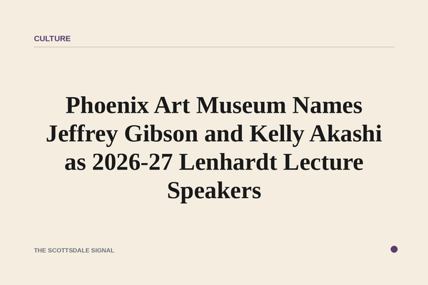Phoenix Art Museum Names Jeffrey Gibson and Kelly Akashi as 2026-27 Lenhardt Lecture Speakers. Gibson, who represented the…