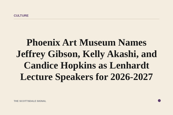Phoenix Art Museum Names Jeffrey Gibson, Kelly Akashi, and Candice Hopkins as Lenhardt Lecture Speakers for 2026-2027. The…
