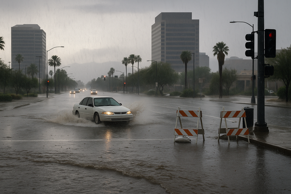 Phoenix Faces Heavy Rain, Thunderstorms and Flooding Risk Through Wednesday Night. Multiple rounds of storms are expected …