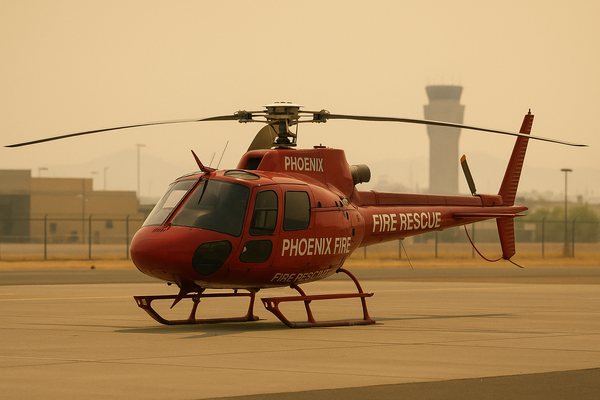 Phoenix Fire Rescue Helicopter Grounded Through October as Extreme Heat Warning Covers Valley. Manufacturer-mandated repai…