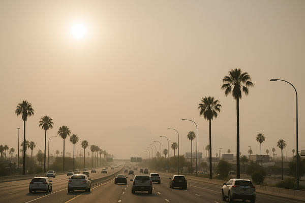 Phoenix Forecast: 107-Degree High, Hazy Skies, and Weekend Storm Chances. Overnight storms left elevated dust and poor air…