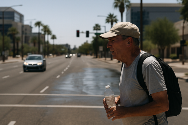 Phoenix Heat Tops 107 Today, Surges Back Above 110 by Friday. Overnight storms knocked temperatures down briefly, but an E…