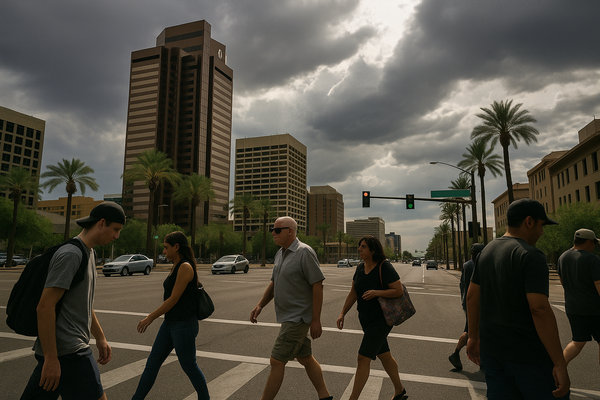 Phoenix Highs to Hit 100 by Saturday as Tropical Moisture Fuels Weekend Storm Chances. A dip from Wednesday's 103-degree h…