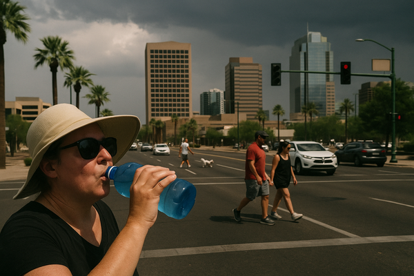Phoenix Hits 113 Degrees Sunday With 30% Chance of Late-Night Thunderstorms. A First Alert Day covers the Valley through A…