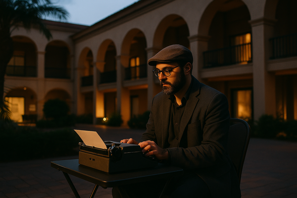 Poet Fadi Y. Sitto Brings Live Typewriter Sessions to The Phoenician, Benefiting St. Jude. The Arizona Poet Laureate nomin…