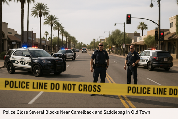 Police Close Several Blocks Near Camelback and Saddlebag in Old Town Scottsdale. Scottsdale PD has not yet released detail…