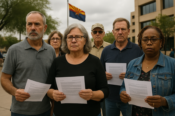 Six Arizona Voters Say Three Statewide Candidates Faked Their $5 Donations to Unlock $4.7 Million in Public Funds. The Cle…