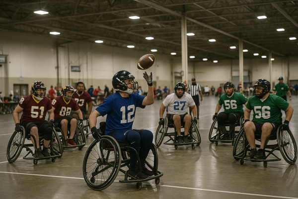 Six National Wheelchair Football Teams Competed at WestWorld This Weekend. Move United and Ability360 brought the USA Whee…