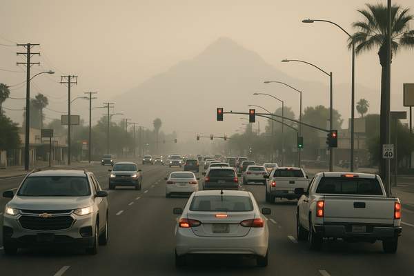 South Scottsdale Ozone Hits 71.0 PPB at 7 p.m., Crossing Unhealthy-for-Sensitive-Groups Threshold. The EPA AirNow station …