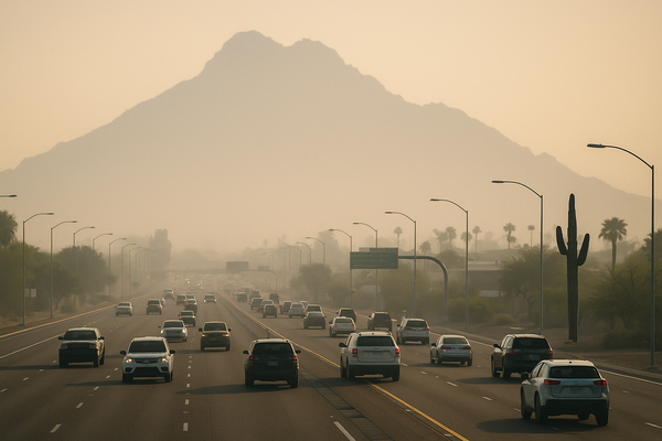 South Scottsdale Ozone Hits 82.0 PPB at 6 p.m., Crossing Unhealthy-for-Sensitive-Groups Threshold. The Maricopa County Air…