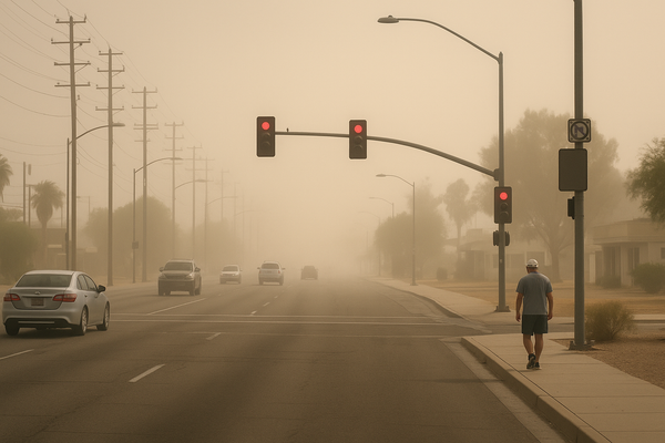 South Scottsdale PM10 Reading Hits 193 UG/M3 at 1 p.m., Crossing Unhealthy-for-Sensitive-Groups Threshold. The Maricopa Co…