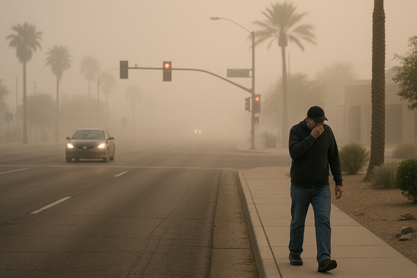 South Scottsdale PM10 Reading Hits 492 UG/M3 at 5 a.m., Crossing Unhealthy Threshold. The Maricopa County Air Quality Depa…