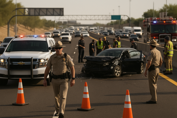 Southbound I-17 Shut Down in Phoenix After Crash Near Indian School Road. ADOT has closed all southbound lanes with no est…