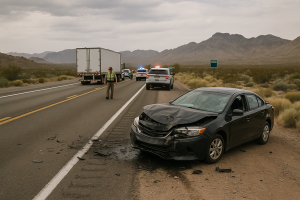 US 93 Northbound Shut Down Near Dolan Springs After Crash at Milepost 30. ADOT has closed northbound lanes with no estimat…
